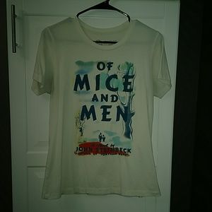 Out of Print Literary tee. Of Mice and Men